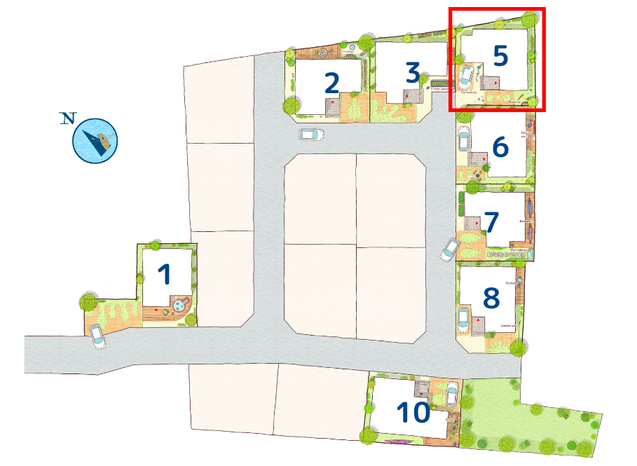 クレストタウン八景水谷団地の5号地